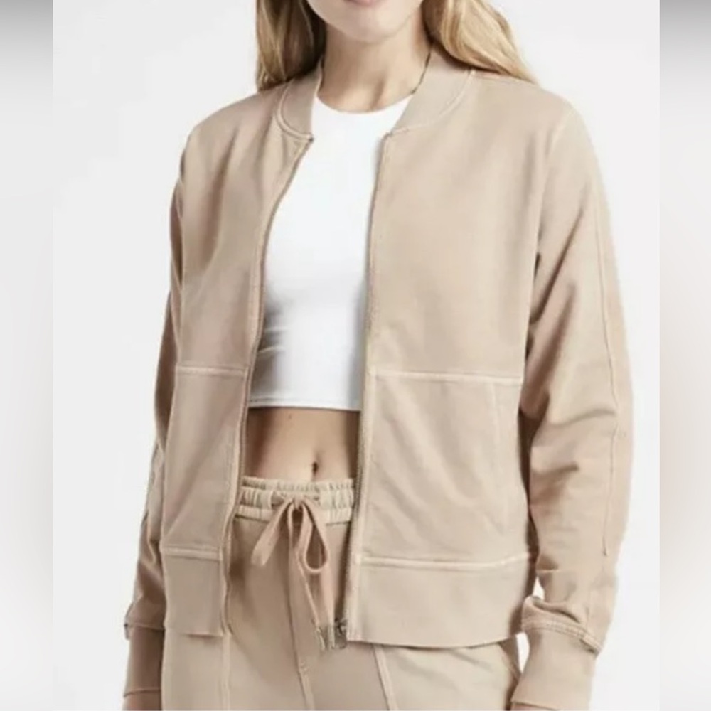 Athleta Mocha Latte Farallon Jacket Size Small